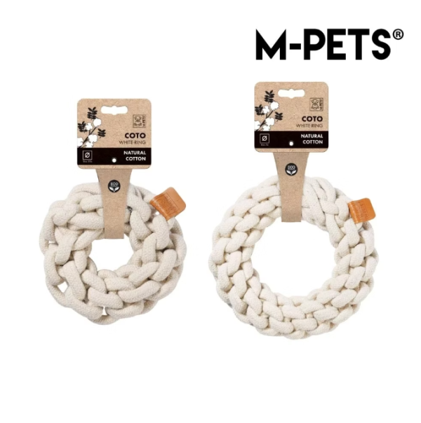 M-PETS天然棉圈圈潔牙繩(3色) 
