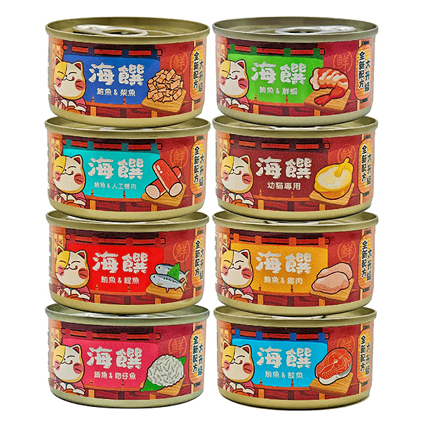 海饌貓罐80g 