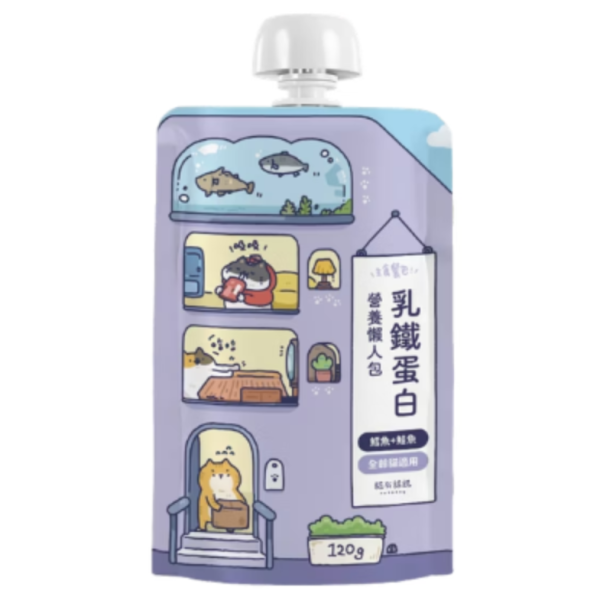 貓有話說乳鐵蛋白主食餐包120g 