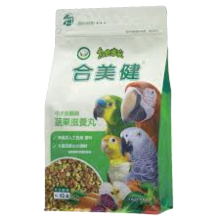合美健42A中大鸚鵡蔬果滋養丸1kg 