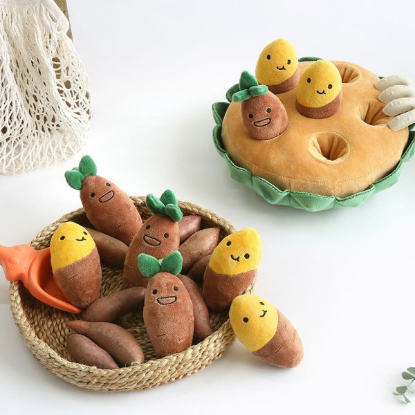 INS拔地瓜藏食玩具25CM 