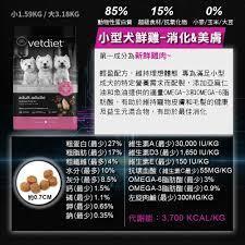 Vetdiet 加拿大三兄弟小型犬鮮雞2.72kg消化+美膚 
