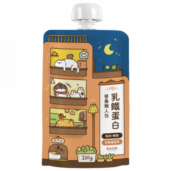 貓有話說乳鐵蛋白主食餐包120g 
