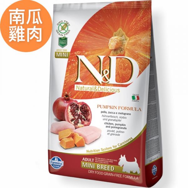 法米納PD2全齡犬天然南瓜無穀800g雞肉石榴 