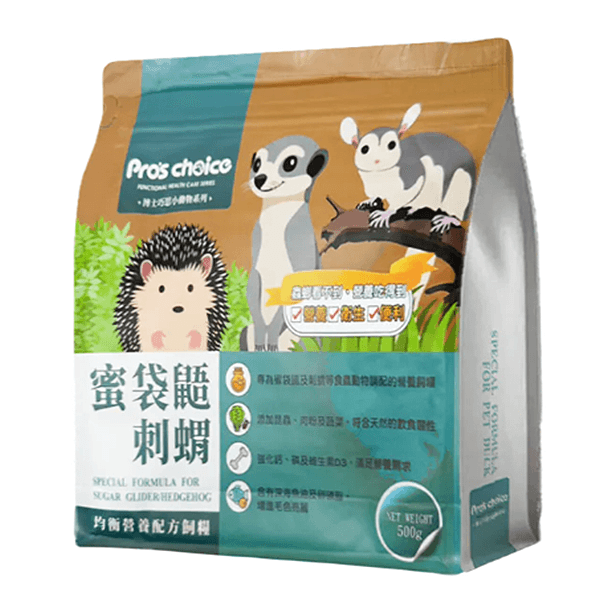 博士巧思-蜜袋鼯/刺蝟飼料500g 