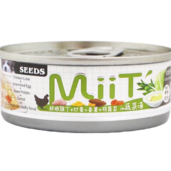 MiiT有雞愛犬機能湯罐80g鮮嫩雞丁 