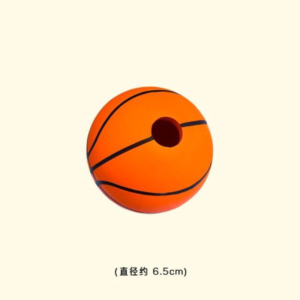 天然橡膠漏食球6.5cm 