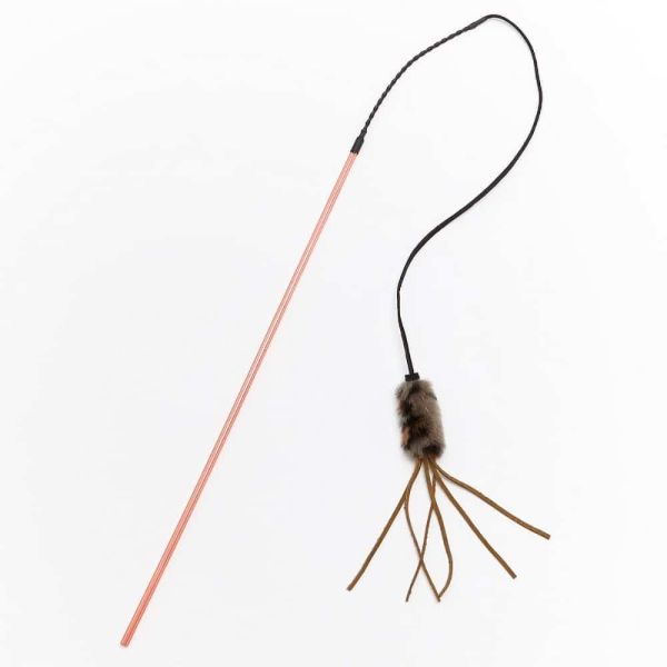 VEE麂皮老鼠逗貓棒 