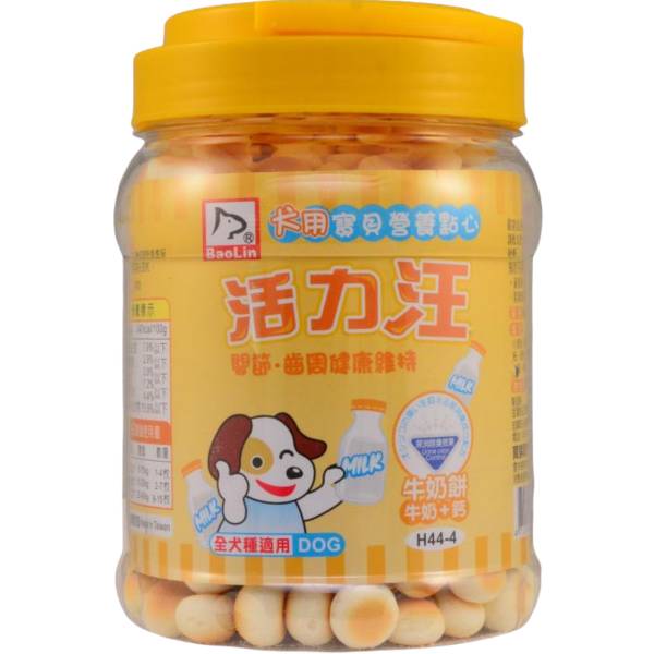 活力汪牛奶餅+鈣200g 