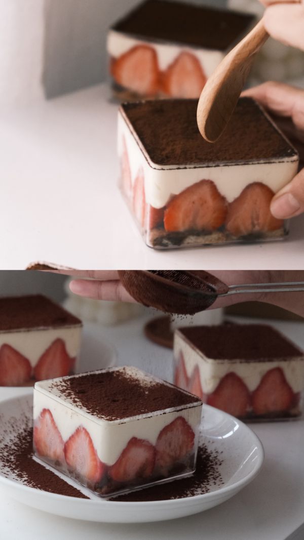 草莓提拉米蘇含酒精（限自取） 