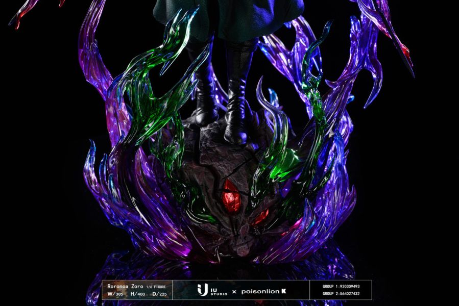 【已截單/洽客服報價】【40CM】IU工作室 索隆(贈雙型態) 索隆,GK,雕像,模型,玩具,公仔,模獸,魔獸,盒玩,新竹模型,新竹景點,火影忍者,naruto,海賊王,遊戲王,鬼滅之刃,精靈寶可夢,七龍珠,死神