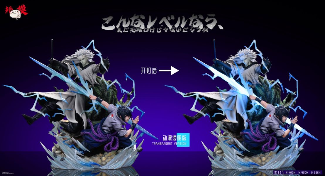【預定】【45CM】超模工作室 佐助VS六道斑 