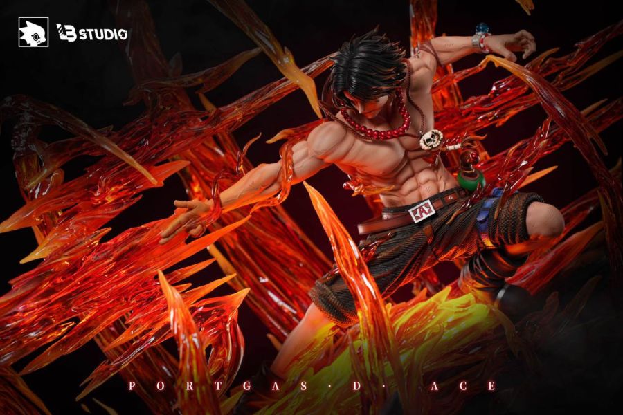 【海外代購】【65CM】LB工作室 火拳 艾斯 艾斯,GK,雕像,模型,玩具,公仔,模獸,魔獸,盒玩,新竹模型,新竹景點,火影忍者,naruto,海賊王,遊戲王,鬼滅之刃,精靈寶可夢,七龍珠,死神