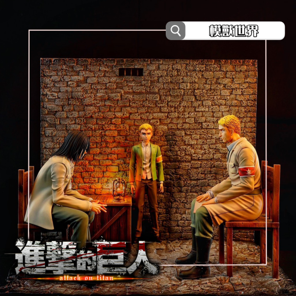 【預定】【45CM】TITAN工作室 艾倫 : 萊納你坐阿 