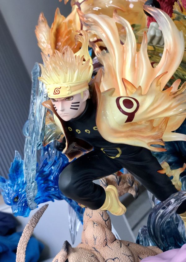 【海外代購】【45CM】UTS工作室 六道鳴人與九大尾獸 鳴人,GK,雕像,模型,玩具,公仔,模獸,魔獸,盒玩,新竹模型,新竹景點,火影忍者,naruto,海賊王,遊戲王,鬼滅之刃,精靈寶可夢,七龍珠,死神