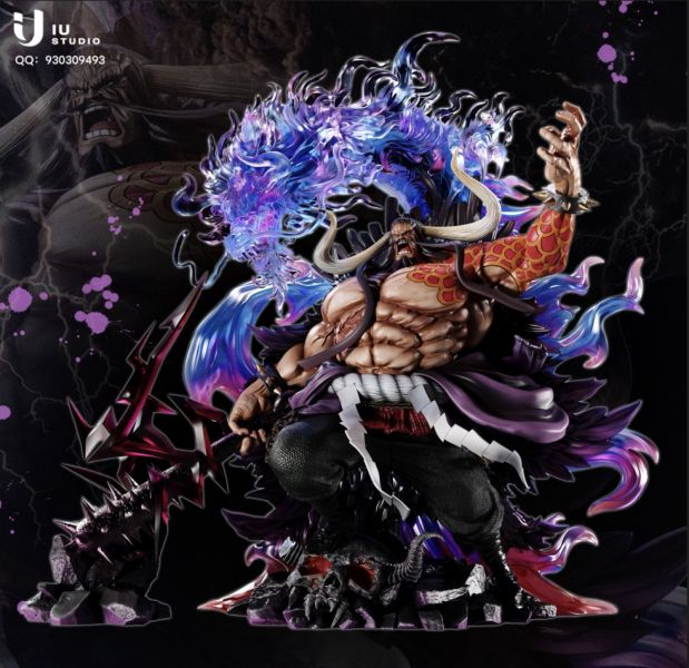 【海外代購】【46CM】IU工作室 四皇 凱多 凱多,GK,雕像,模型,玩具,公仔,模獸,魔獸,盒玩,新竹模型,新竹景點,火影忍者,naruto,海賊王,遊戲王,鬼滅之刃,精靈寶可夢,七龍珠,死神