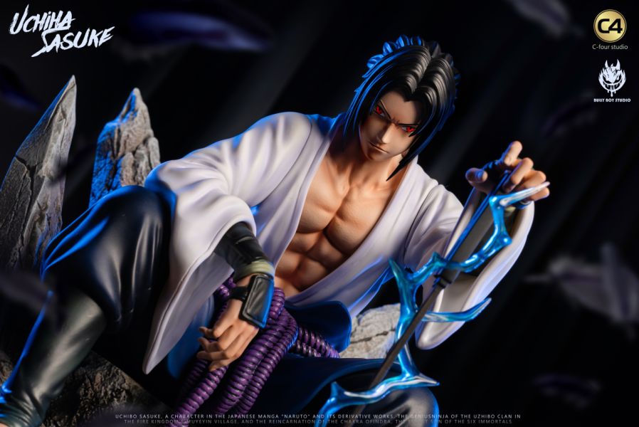 【海外代購】【20CM】C4工作室 坐姿佐助 佐助,GK,雕像,模型,玩具,公仔,模獸,魔獸,盒玩,新竹模型,新竹景點,火影忍者,naruto,海賊王,遊戲王,鬼滅之刃,精靈寶可夢,七龍珠,死神