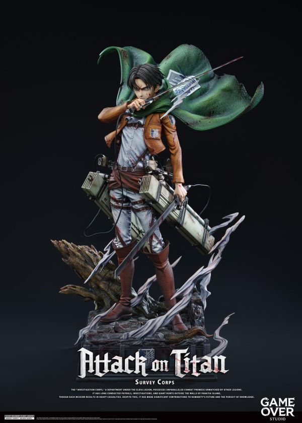 【預定】【51CM】Game Over工作室 里維兵長(雙比例) 