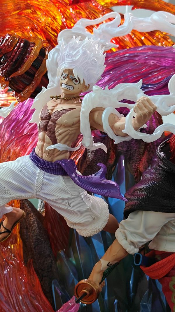 【海外代購】【66CM】漫奇工作室 紅髮傑克 尼卡魯夫 魯夫,GK,雕像,模型,玩具,公仔,模獸,魔獸,盒玩,新竹模型,新竹景點,火影忍者,naruto,海賊王,遊戲王,鬼滅之刃,精靈寶可夢,七龍珠,死神