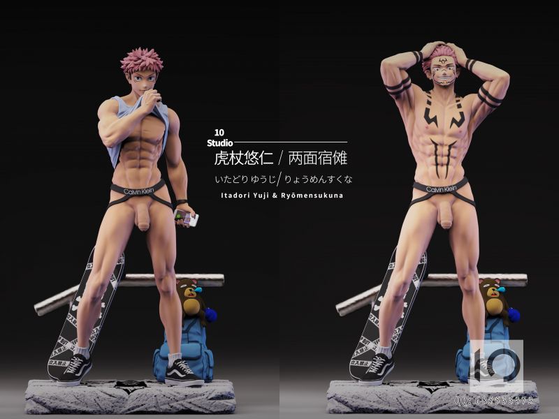 【海外代購】【35CM】10號工作室 虎杖悠仁&兩面宿儺(可脫) 