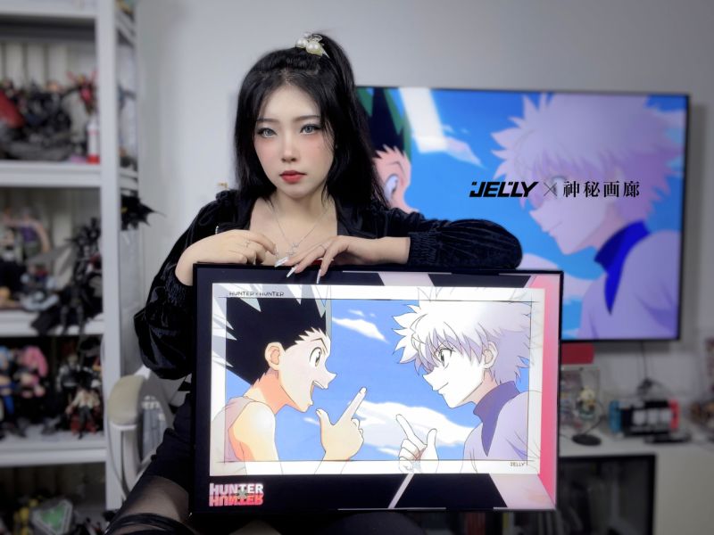 【海外代購】【60CM】神秘畫廊 全職獵人 小傑奇犽 光導透光畫 獵人,GK,雕像,模型,玩具,公仔,模獸,魔獸,盒玩,新竹模型,新竹景點,火影忍者,naruto,海賊王,遊戲王,鬼滅之刃,精靈寶可夢,七龍珠,死神