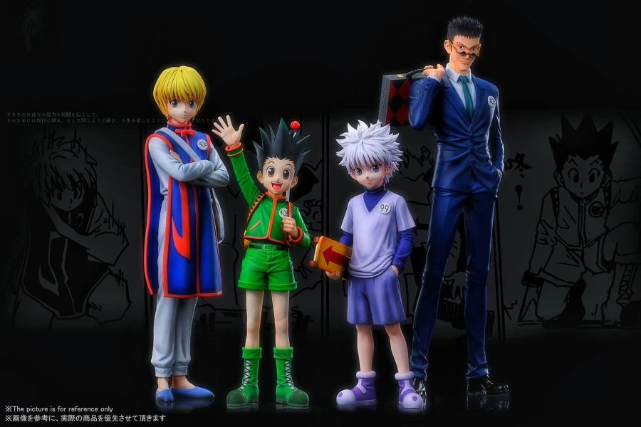 【預定】【37CM】夢幻工作室 全職獵人 主角團 小傑+奇犽+酷拉皮卡+雷歐力 