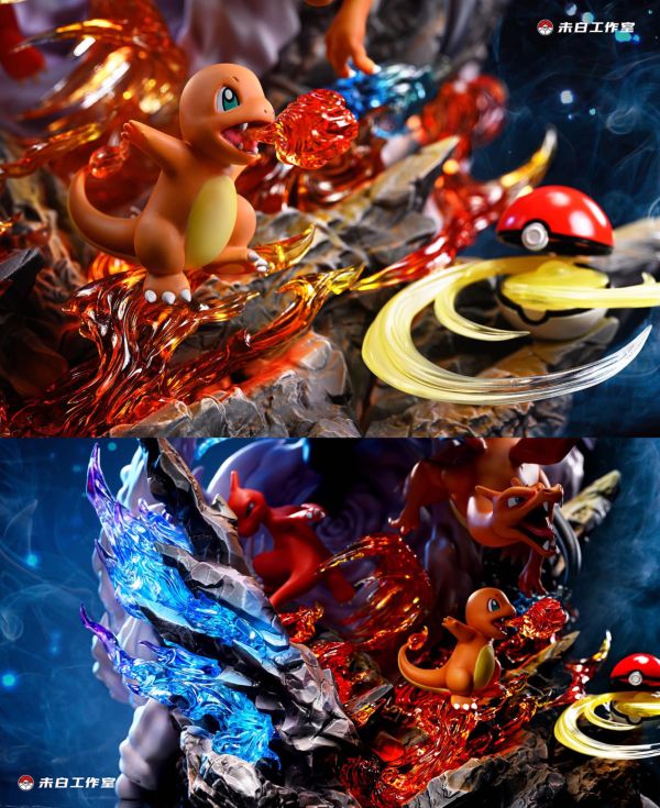 【海外代購】【35CM】未白工作室 噴火龍進化組 噴火龍,GK,雕像,模型,玩具,公仔,模獸,魔獸,盒玩,新竹模型,新竹景點,火影忍者,naruto,海賊王,遊戲王,鬼滅之刃,精靈寶可夢,七龍珠,死神