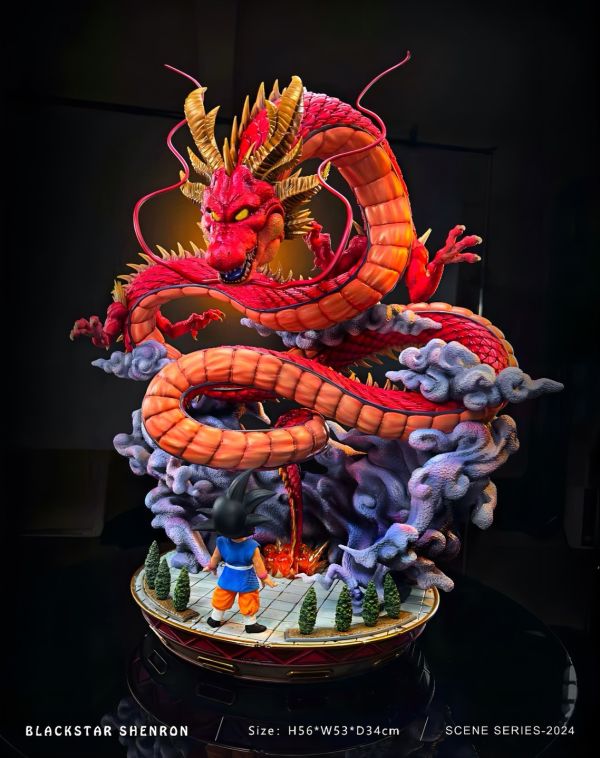 【預定】【56CM】影跡工作室 紅神龍 小悟空 神龍,GK,雕像,模型,玩具,公仔,模獸,新竹模型,新竹景點,火影忍者,咒術迴戰,海賊王,遊戲王,鬼滅之刃,精靈寶可夢,七龍珠,死神