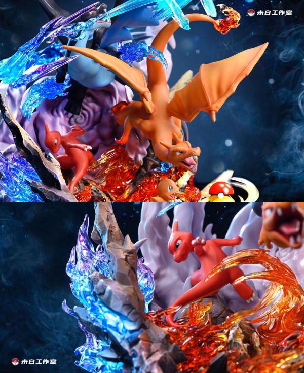 【海外代購】【35CM】未白工作室 噴火龍進化組 噴火龍,GK,雕像,模型,玩具,公仔,模獸,魔獸,盒玩,新竹模型,新竹景點,火影忍者,naruto,海賊王,遊戲王,鬼滅之刃,精靈寶可夢,七龍珠,死神