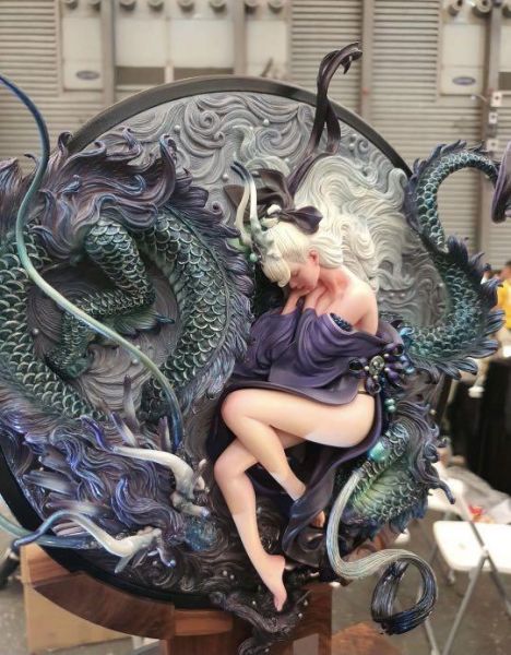 【海外代購】【43CM】LYCY  御龍眠-淵 御龍眠,淵,GK,雕像,模型,玩具,公仔,模獸,魔獸,盒玩,新竹景點,火影忍者,naruto,海賊王,遊戲王,鬼滅之刃,精靈寶可夢,七龍珠,死神