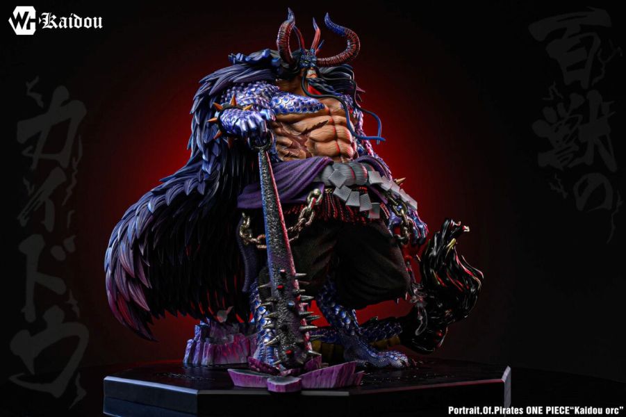 【已截單/洽客服報價】【38CM】WH工作室 四皇 人獸凱多2.0 凱多,GK,雕像,模型,玩具,公仔,模獸,新竹模型,新竹景點,火影忍者,咒術迴戰,海賊王,遊戲王,鬼滅之刃,精靈寶可夢,七龍珠,死神