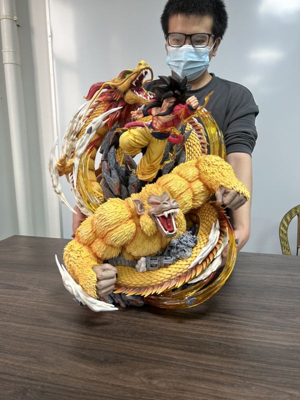 【已截單/洽客服報價】【60CM】麒麟工作室 超四龍拳悟空 悟空,GK,雕像,模型,玩具,公仔,模獸,魔獸,盒玩,新竹模型,新竹景點,火影忍者,naruto,海賊王,遊戲王,鬼滅之刃,精靈寶可夢,七龍珠,死神