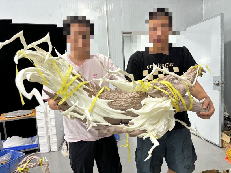 【海外代購】【97CM】LAST SLEEP工作室 超三龍拳 龍拳,GK,雕像,模型,玩具,公仔,模獸,魔獸,盒玩,新竹模型,新竹景點,火影忍者,naruto,海賊王,遊戲王,鬼滅之刃,精靈寶可夢,七龍珠,死神