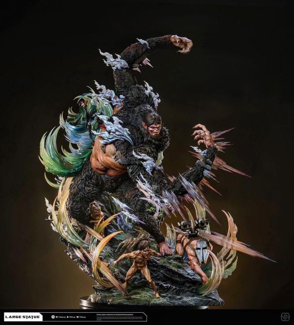 【預定】【104CM】Hertz工作室 兵長&獸之巨人群獸出沒 