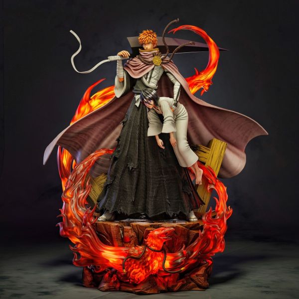 【已截單/洽客服報價】【42CM】Zenkai工作室 黑崎一護拯救露琪亞 一護,GK,雕像,模型,玩具,公仔,模獸,新竹模型,新竹景點,火影忍者,咒術迴戰,海賊王,遊戲王,鬼滅之刃,精靈寶可夢,七龍珠,死神