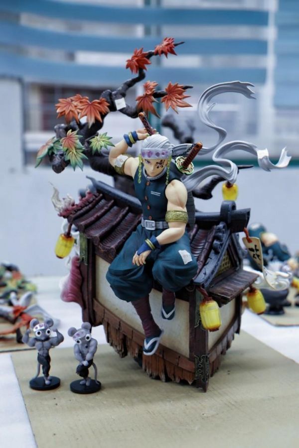 【海外代購】【35CM】逆刃 九柱共鳴 音柱宇髓天元 音柱,宇髓天元,GK,雕像,模型,玩具,公仔,模獸,魔獸,盒玩,新竹景點,火影忍者,naruto,海賊王,遊戲王,鬼滅之刃,精靈寶可夢,七龍珠,死神
