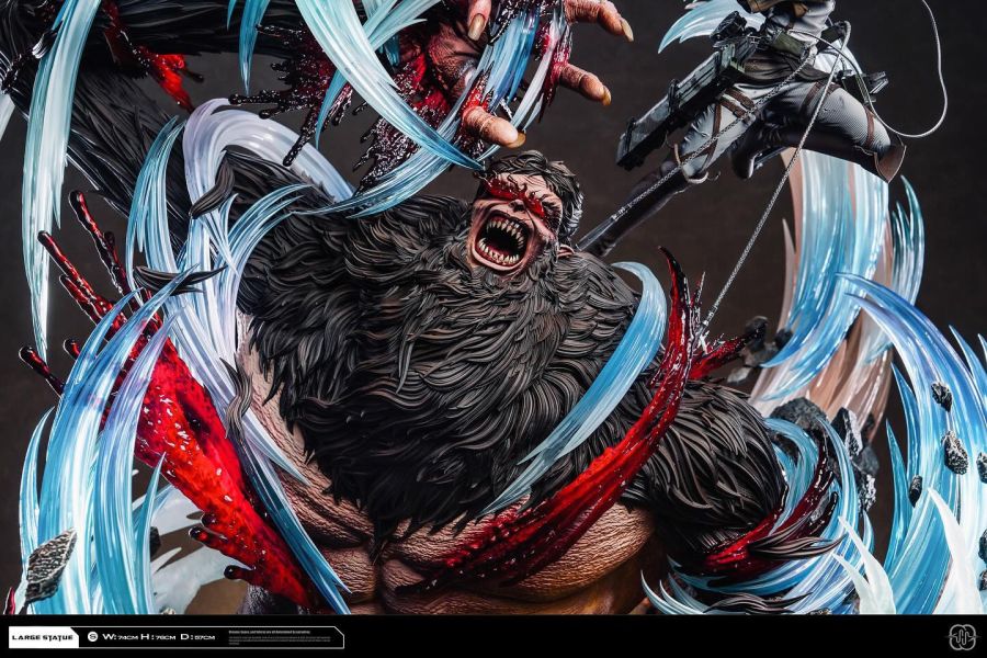 【預定】【74CM】Hertz工作室 兵長VS獸之巨人2.0 