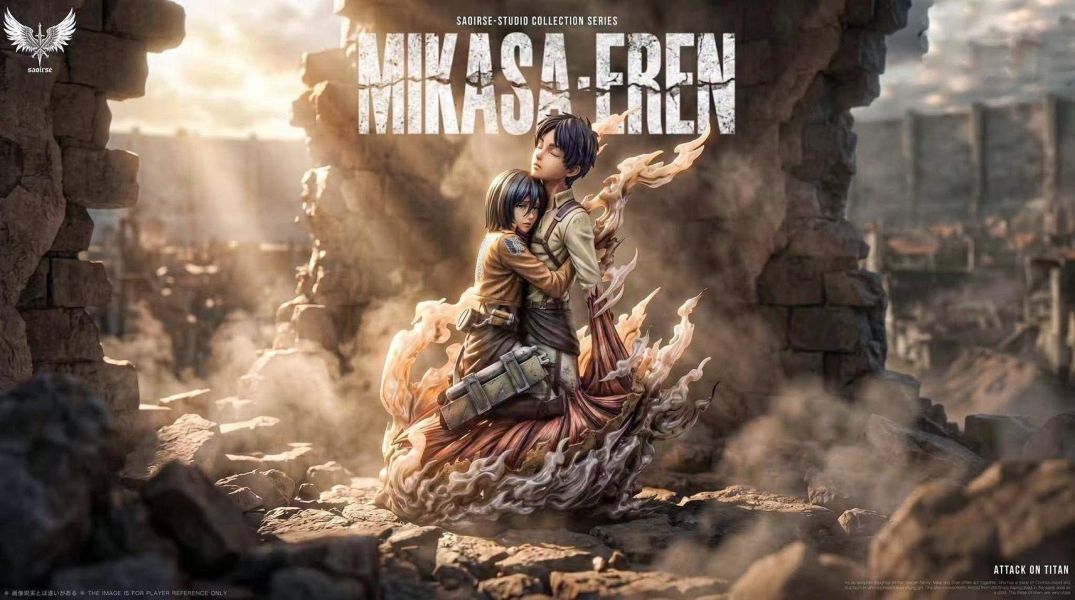 【預定】【1/6比例】Saoirse工作室 名場面 米卡莎相擁艾倫 