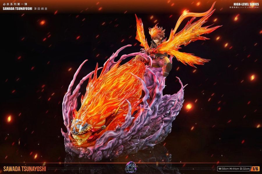 【預定】【58CM】重甲犀牛工作室 澤田綱吉 XX BURNER 