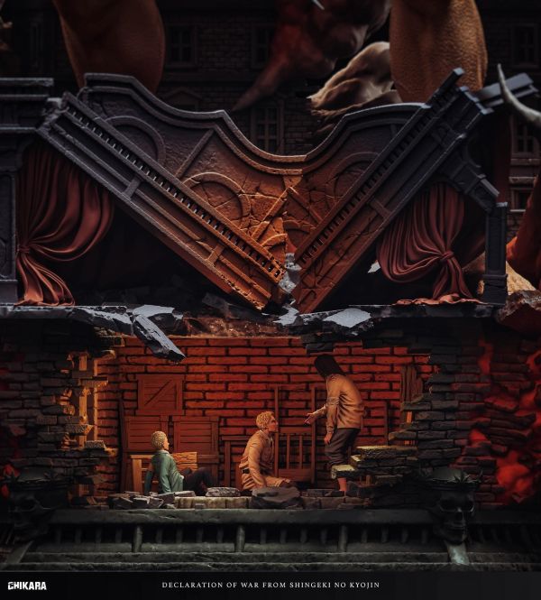 【預定】【70CM】力量工作室 進擊的巨人 “宣戰” 