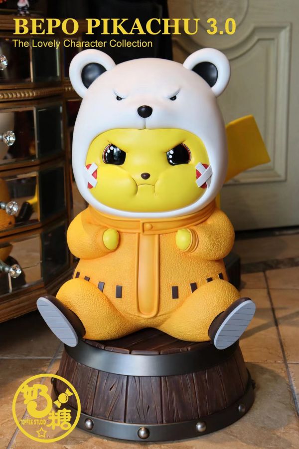 【已截單/洽客服報價】【61CM】奶糖工作室 貝波皮卡丘3.0 皮卡丘,GK,雕像,模型,玩具,公仔,模獸,魔獸,盒玩,新竹模型,新竹景點,火影忍者,naruto,海賊王,遊戲王,鬼滅之刃,精靈寶可夢,七龍珠,死神
