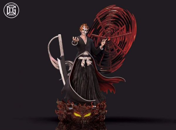 【海外代購】【70CM】DG  黑崎一護（雙頭雕 贈開箱刀） 一護,GK,雕像,模型,玩具,公仔,模獸,魔獸,盒玩,新竹模型,新竹景點,火影忍者,naruto,海賊王,遊戲王,鬼滅之刃,精靈寶可夢,七龍珠,死神