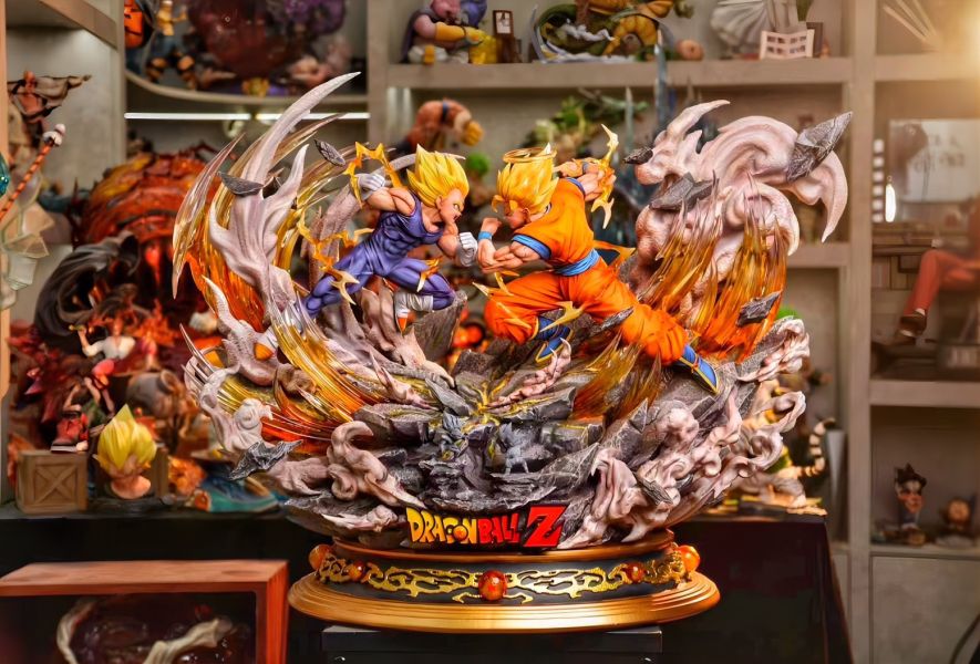 【海外代購】【67CM】WL工作室 超二悟空vs魔化貝吉塔 悟空,GK,雕像,模型,玩具,公仔,模獸,新竹模型,新竹景點,火影忍者,咒術迴戰,海賊王,遊戲王,鬼滅之刃,精靈寶可夢,七龍珠,死神