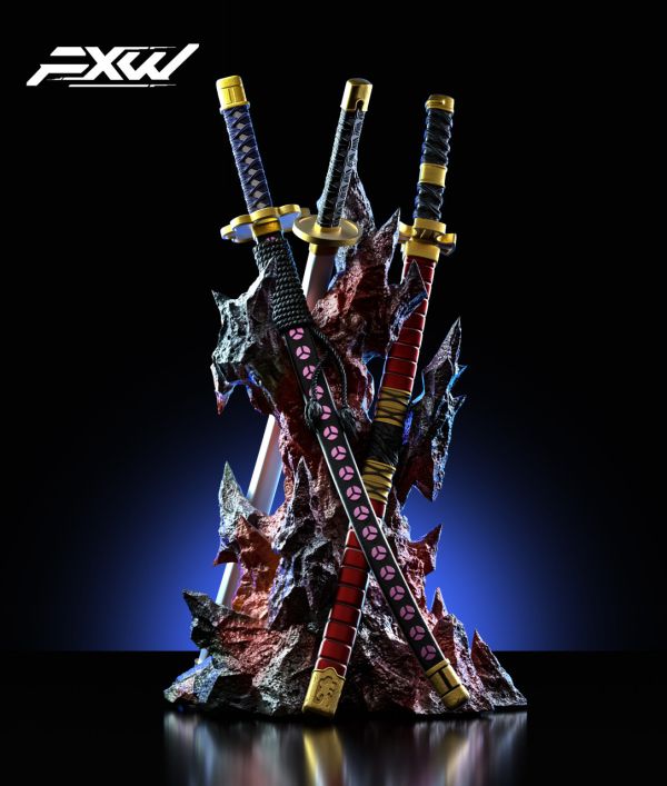 【已截單/洽客服報價】【75CM】FXW工作室 索隆 青龍印流水 索隆,GK,雕像,模型,玩具,公仔,模獸,新竹模型,新竹景點,火影忍者,咒術迴戰,海賊王,遊戲王,鬼滅之刃,精靈寶可夢,七龍珠,死神