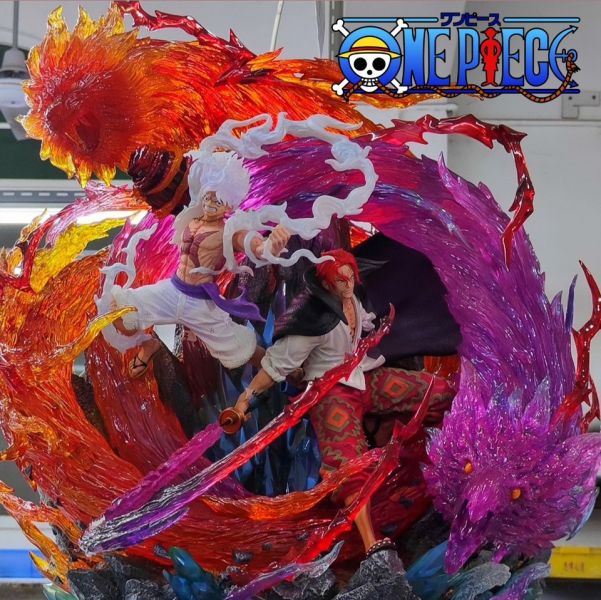 【海外代購】【66CM】漫奇工作室 紅髮傑克 尼卡魯夫 魯夫,GK,雕像,模型,玩具,公仔,模獸,魔獸,盒玩,新竹模型,新竹景點,火影忍者,naruto,海賊王,遊戲王,鬼滅之刃,精靈寶可夢,七龍珠,死神