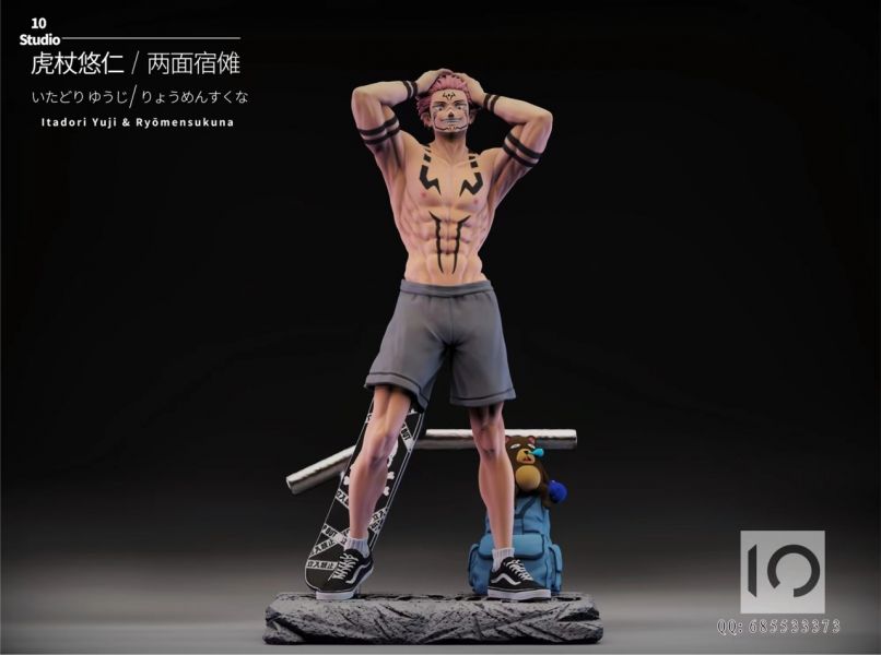 【海外代購】【35CM】10號工作室 虎杖悠仁&兩面宿儺(可脫) 