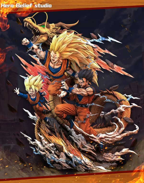 【海外代購】【50CM】HB工作室 龍珠共鳴 賽亞人集合 龍珠,GK,雕像,模型,玩具,公仔,模獸,魔獸,盒玩,新竹模型,新竹景點,火影忍者,naruto,海賊王,遊戲王,鬼滅之刃,精靈寶可夢,七龍珠,死神