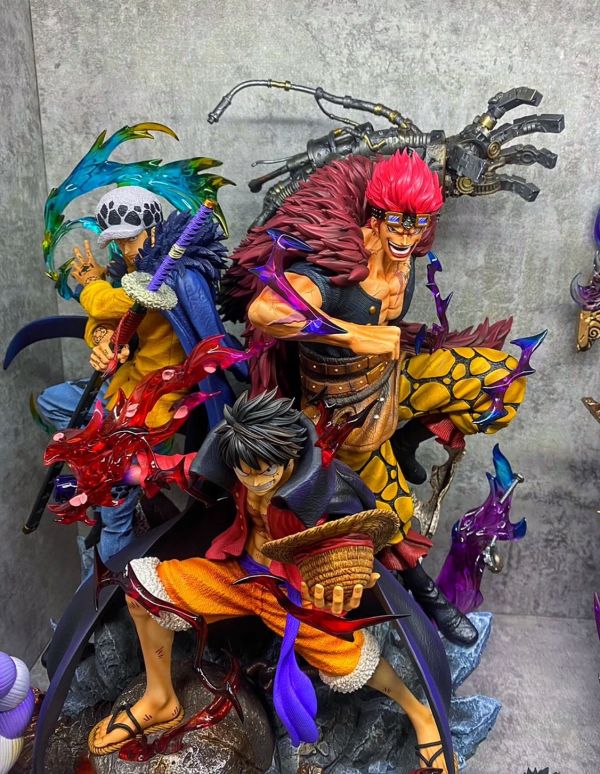 【海外代購】【60CM】LX工作室 三船長 魯夫 羅 基德 海賊王,GK,雕像,模型,玩具,公仔,模獸,魔獸,盒玩,新竹模型,新竹景點,火影忍者,naruto,海賊王,遊戲王,鬼滅之刃,精靈寶可夢,七龍珠,死神