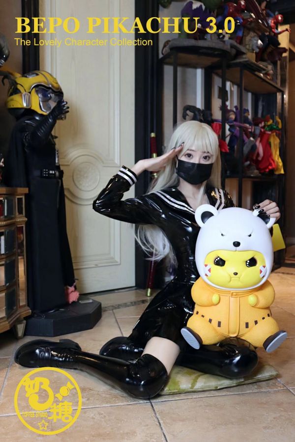 【已截單/洽客服報價】【61CM】奶糖工作室 貝波皮卡丘3.0 皮卡丘,GK,雕像,模型,玩具,公仔,模獸,魔獸,盒玩,新竹模型,新竹景點,火影忍者,naruto,海賊王,遊戲王,鬼滅之刃,精靈寶可夢,七龍珠,死神