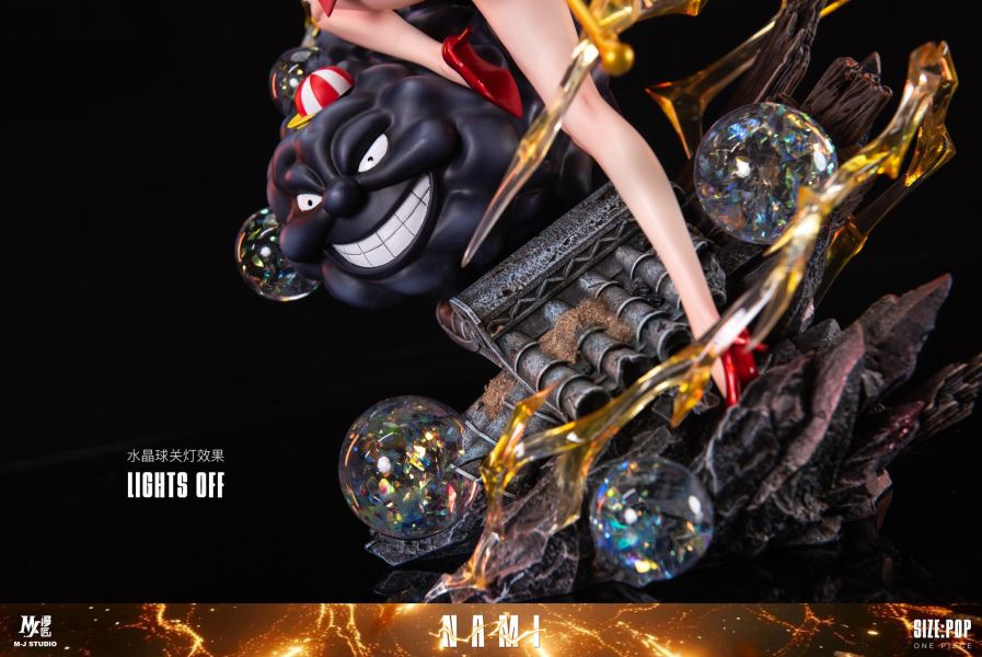 【海外代購】【33CM】漫匠工作室 娜美 忍術 雷霆宙斯 娜美,GK,雕像,模型,玩具,公仔,模獸,新竹模型,新竹景點,火影忍者,咒術迴戰,海賊王,遊戲王,鬼滅之刃,精靈寶可夢,七龍珠,死神